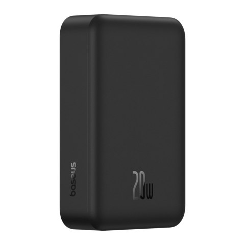 Powerbank magnetyczny 20000mAh 20W EnerFill FM41 z kablem USB-C 30cm - czarny BASEUS