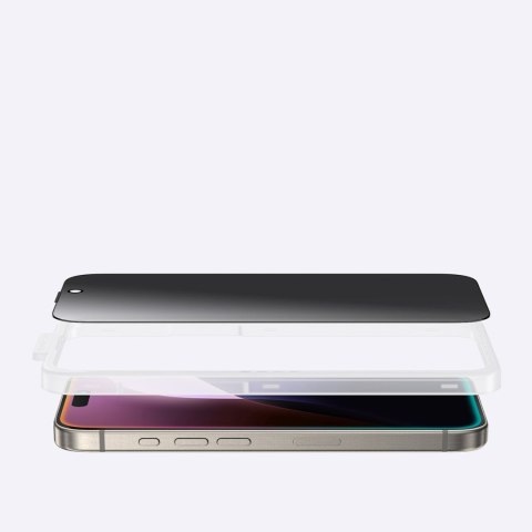 Szkło hartowane prywatyzujące do iPhone 16 Pro Max Titan Privacy Glass AmazingThing
