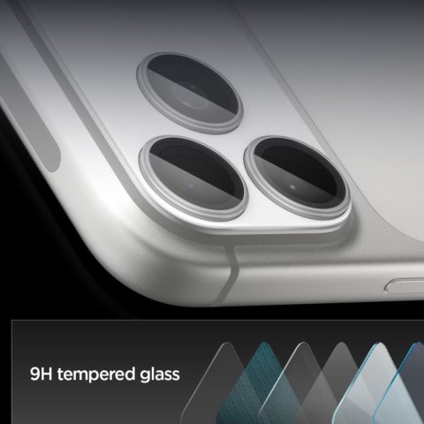 Szkło na obiektyw do iPhone 17 Pro Optik Pro XL - srebrne SPIGEN