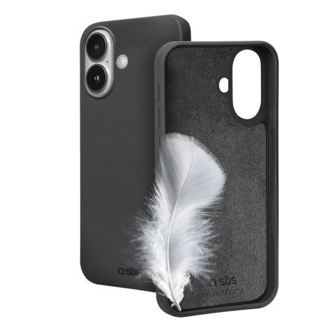 Etui pokrowiec case na iPhone 16 Instinct - czarny SBS