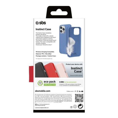 Etui pokrowiec case na iPhone 16 Pro Instinct - niebieski SBS