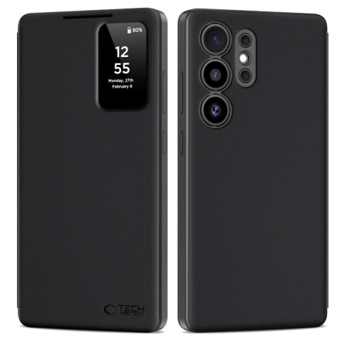 Etui pokrowiec na Samsung Galaxy S25 Ultra Smart Wallet - czarny mat Tech-Protect