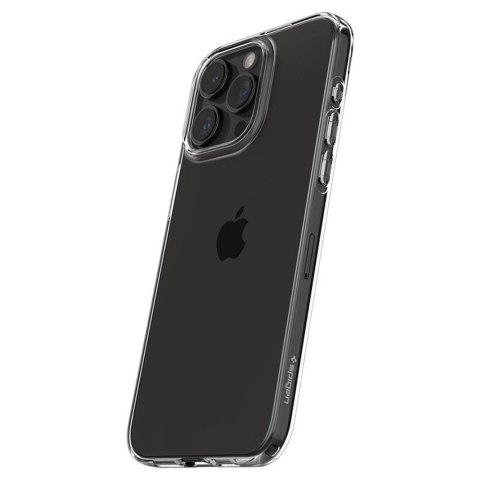 Etui pokrowiec na iPhone 15 Pro Crystal Flex - przezroczysty SPIGEN