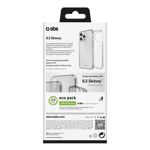 Etui pokrowiec na iPhone 16 Pro Max Skinny Cover - przezroczysty SBS