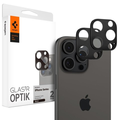 Osłona aparatu na iPhone 14 Pro / Pro Max / 15 Pro / Pro Max / 16 Pro / Pro Max czarna - 2 szt. SPIGEN