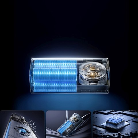 Powerbank 10000mAh EnerGeek GR11 ze zwijanym kablem 100W - szary BASEUS