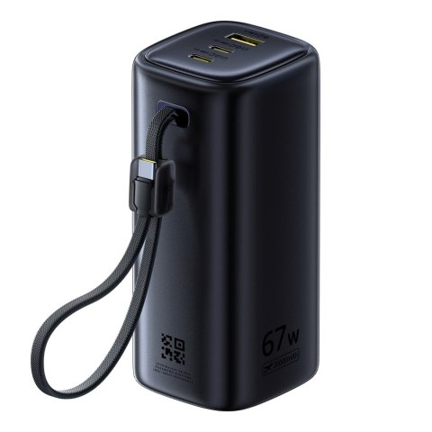 Powerbank 20000mAh USB-A USB-C z funkcją Wi-Fi 67W - czarny BASEUS
