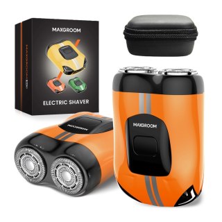 Golarka maszynka do golenia elektryczna 400mAh IPX7 - pomarańczowa MAXGROOM