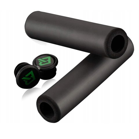 Gripy uchwyty rowerowe z pianki silikonowej śr. 22mm - czarne ROCKBROS
