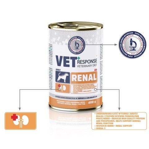 VET RESPONSE RENAL karma dla psa 400 g