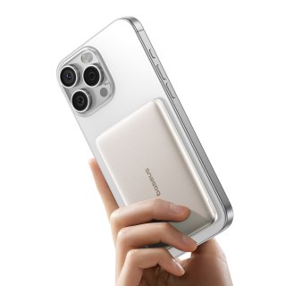 Powerbank magnetyczny 5000mAh Ultra-Slim 20W MagSafe z kablem USB-C 60W - tytanowy BASEUS