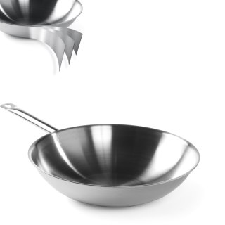 Patelnia WOK 3-PLY - bez pokrywki - Hendi 839003 Hendi