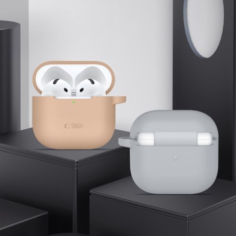 Etui pokrowiec na Apple AirPods 4 Silicone Hook - czarne