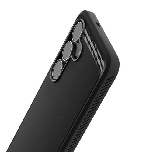Etui pokrowiec na Samsung Galaxy S25 FE Rugged Armor - czarny mat SPIGEN