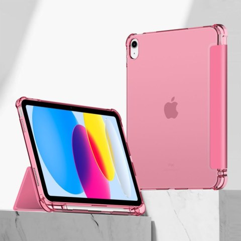 Etui pokrowiec na iPad 10 / 2022 SC Pen Hybrid - różowo przezroczyste Tech-Protect