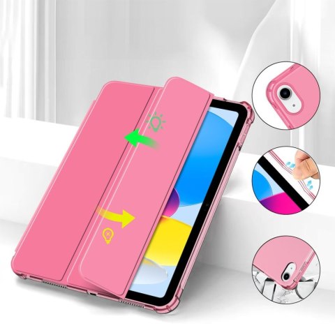 Etui pokrowiec na iPad 10 / 2022 SC Pen Hybrid - różowo przezroczyste Tech-Protect