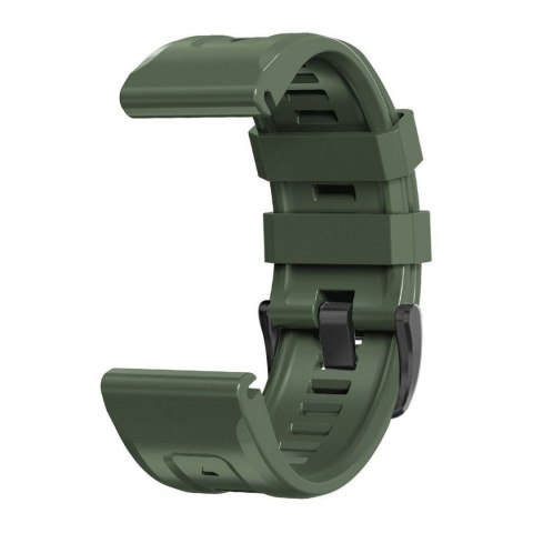 Pasek na zegarek Garmin Fenix 5 / 6 / 6 Pro / 7 IconBand - zielony Tech-Protect