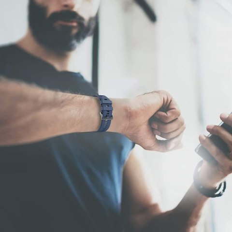 Pasek na zegarek Garmin Fenix 5 / 6 / 6 Pro / 7 IconBand - zielony Tech-Protect
