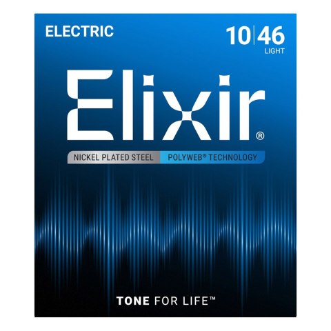 Elixir 12050 Light (10-46) PW - Struny do gitary elektrycznej