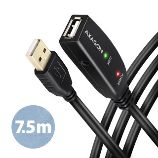 ADR-207 USB 2.0 A-M -> A-F aktywny kabel przedłużacz/wzmacniacz 7.5m AXAGON