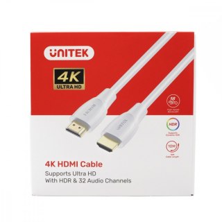 Kabel HDMI 2.0 4K 60Hz; 1m C11090AWH03-3M Biały Unitek