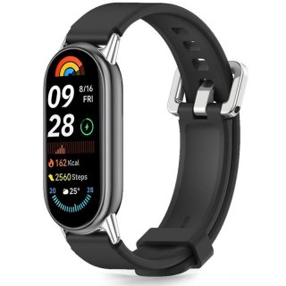 Pasek na Xiaomi Smart Band 8 / 9 / 10 / NFC IconBand Classic - czarny Tech-Protect