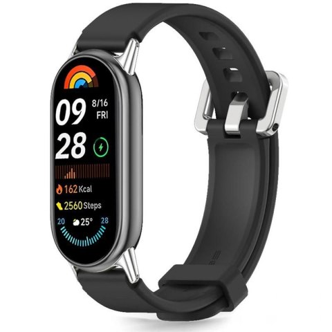 Pasek na Xiaomi Smart Band 8 / 9 / 10 / NFC IconBand Classic - czarny Tech-Protect