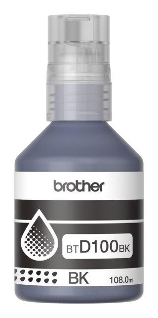 BROTHER Tusz czarny BTD100BK=BT-D100BK