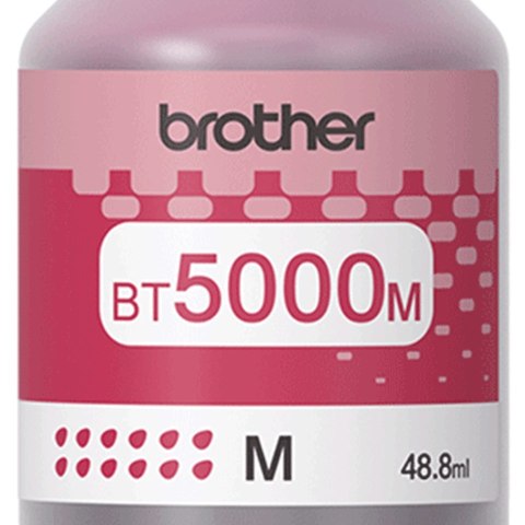 Tusz Brother czerwony BT5000M=BT-5000M, 5000 str.