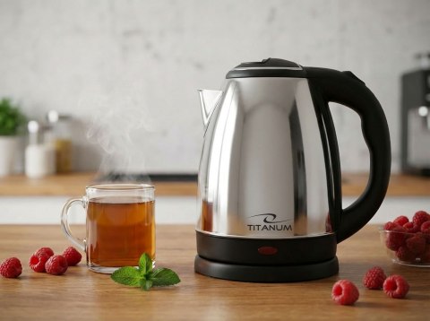 TITANUM CZAJNIK ELEKTRYCZNY RORAIMA 1.8 L SREBRNY TKK102S
