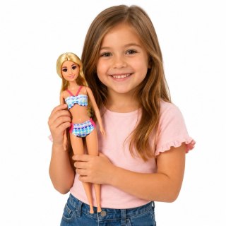 Lalka Anlily Na Basenie Zjeżdżalnia Palma Akcesoria Plażowe Zestaw LEAN Toys