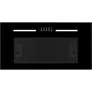 Okap do zabudowy MPM MPM-54-OWS-02 54 cm | LED | filtry aluminiowe | czarne szkło