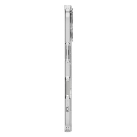 Etui ochronne case na iPhone 17 Liquid Crystal MagSafe - przezroczysto-białe