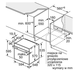 Piekarnik HBA372EB4 czarny AirFry