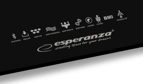 Waga z funkcją bluetooth Esperanza EBS016K (kolor czarny)
