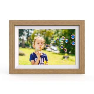 Ramka Cyfrowa 10.1'' z aplikacją Frameo 32GB - jasnobrązowa WOZINSKY