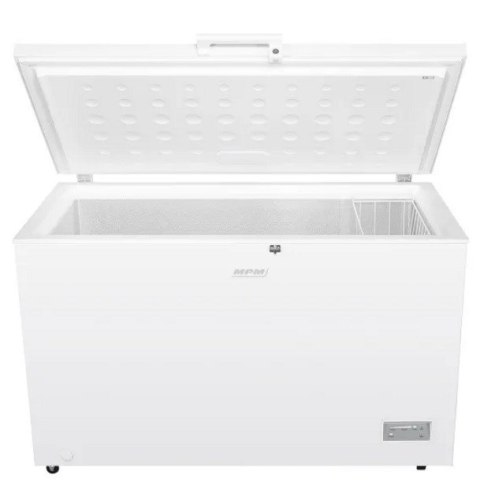 Zamrażarka skrzyniowa MPM MPM-380-SK-15E | klasa E | 371 l | 18 kg/24h | 85 cm | szybkie zamrażanie | zamek | LED | biały
