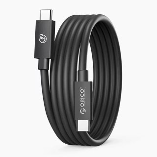 Kabel przewód USB-C USB4 Thunderbolt5 80Gbps 240W 1m - czarny ORICO