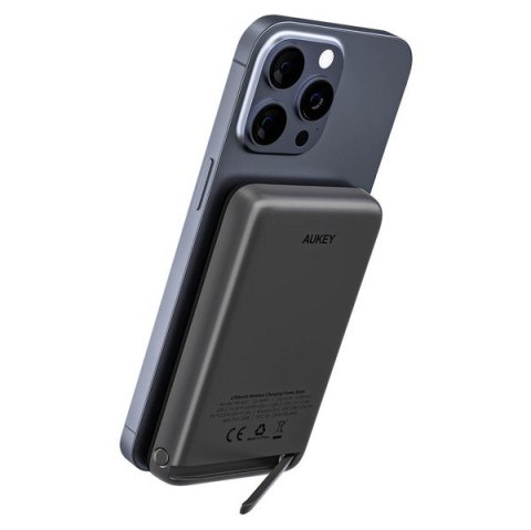 PB-MS01 MagSafe PowerBank 6700mAh 20W LED USB-C AUKEY
