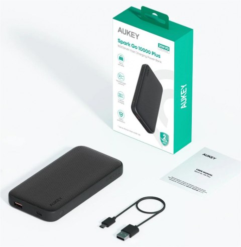 PB-Y46P PowerBank 10000mAh 20W 2xUSB kabel USB-C AUKEY