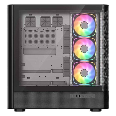 MODECOM OBUDOWA VOLCANO AQ 500 ARGB MIDI CZARNA