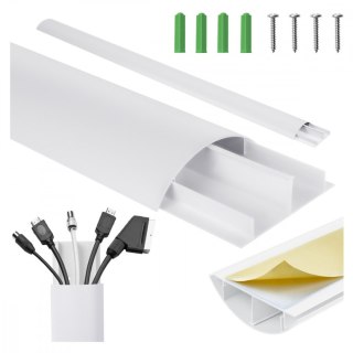 Listwa maskująca MC-814 W aluminiowa, Biała Maclean