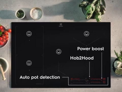 Płyta indukcyjna Electrolux EIS62453IZ SaphirMatt 60 cm | SenseBoil | PowerBoost | timer | czarny mat | bezramkowa