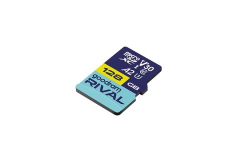 GOODRAM microSDXC 128GB V30 A2 UHS I U3 RIVAL + adapter