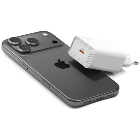 Ładowarka sieciowa T69 20W USB-C biały