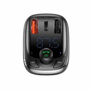 Transmiter Bluetooth / ładowarka do samochodu Baseus S-13 (Overseas Edition) - czarny