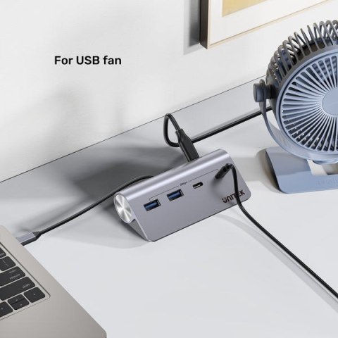 UNITEK HUB ALUMINIOWY USB-A/C 2X USBA 2X USBC 5GBP