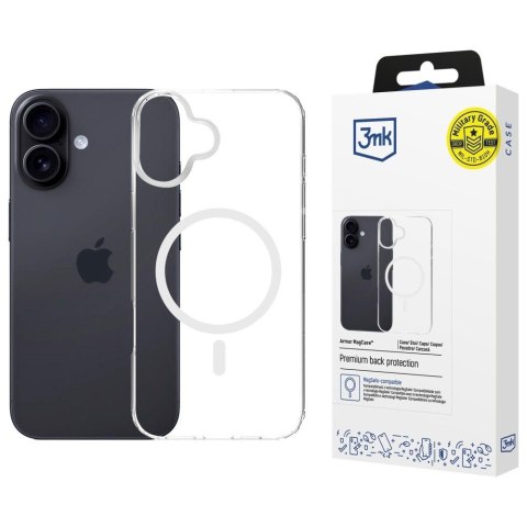 Etui Armor MagCase do iPhone 16 Plus MagSafe przezroczysty