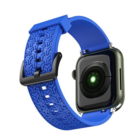 Pasek bransoleta do zegarka Apple Watch 38 / 40 / 41 mm - niebieski HURTEL