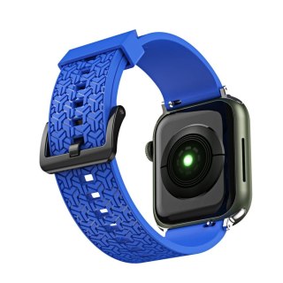 Pasek bransoleta do zegarka Apple Watch 42 / 44 / 45 mm - niebieski HURTEL